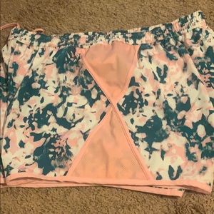 Lined athletic shorts